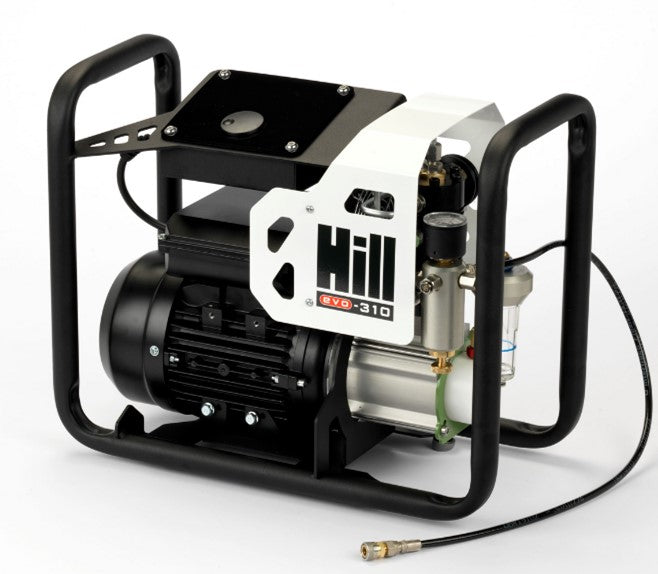 Hill Portable EVO-310 Compressor INCLUDES Filter & Adapter