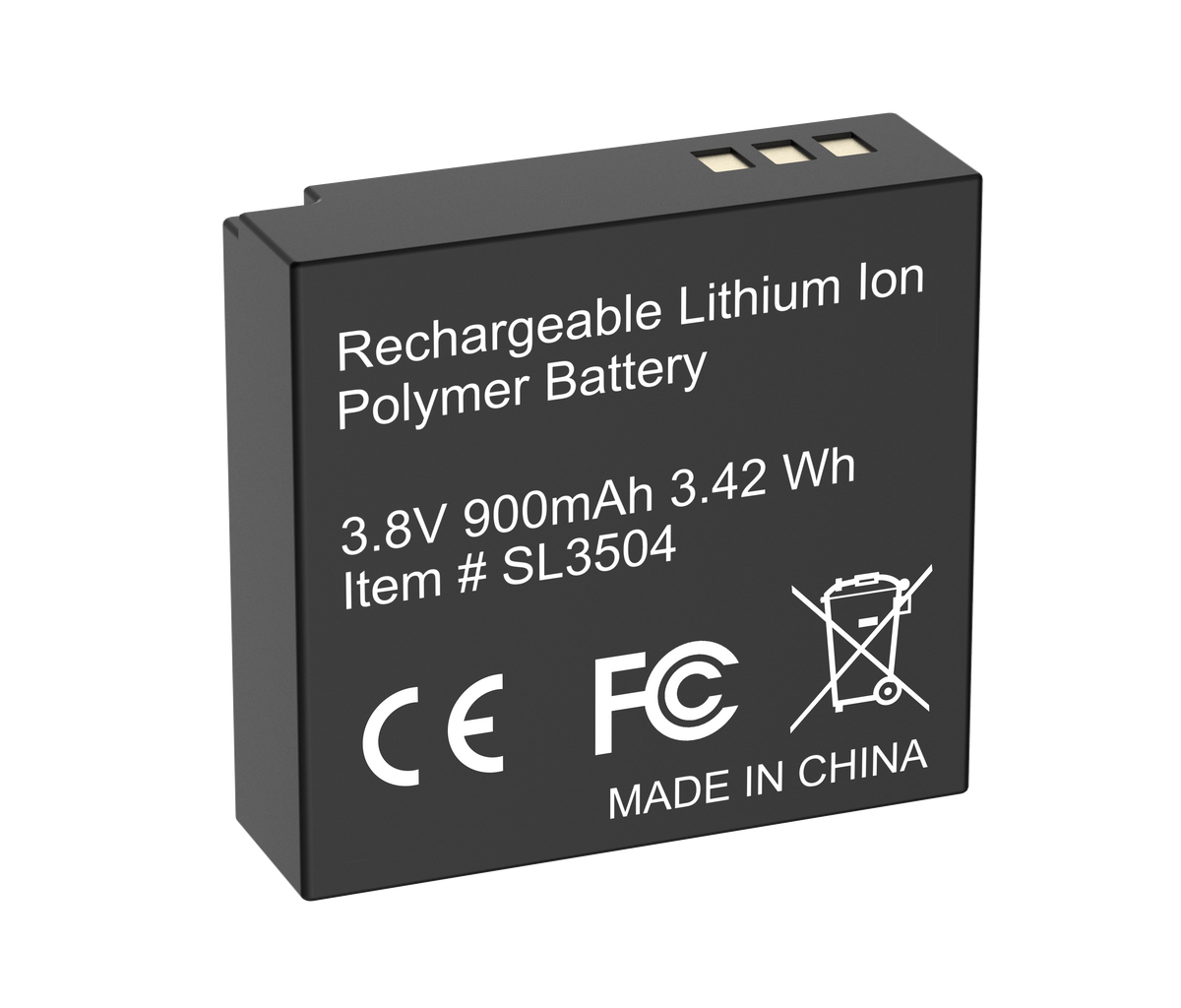 Battery for RM-4K (Li-ion, 3.8V, 1100mAh)